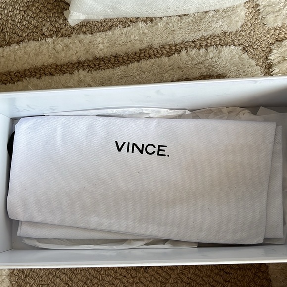 Vince Rachelle-2 Black Suede Slide with Block Heel Size 8.5 - Picture 9 of 11